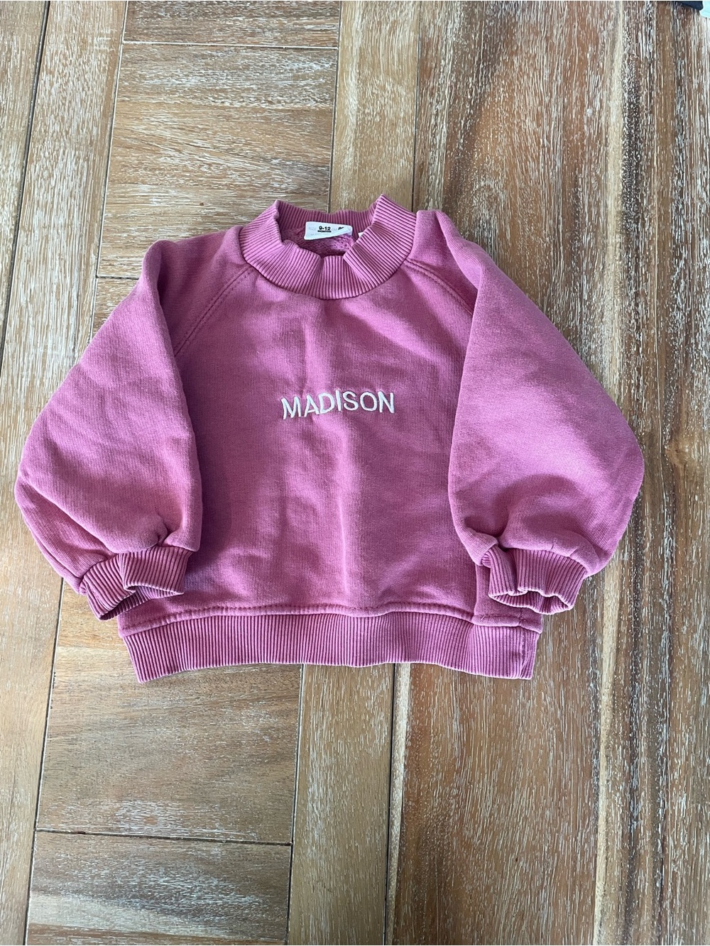 Zara Pink Girls Sweatshirt "MADISON"